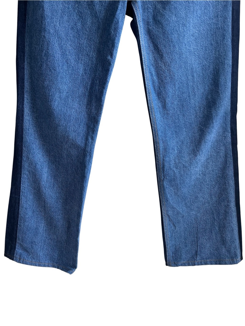 FRAME Blue Le Jane Contrast Patchwork Jeans size 28 excellent condition - Picture 6 of 14